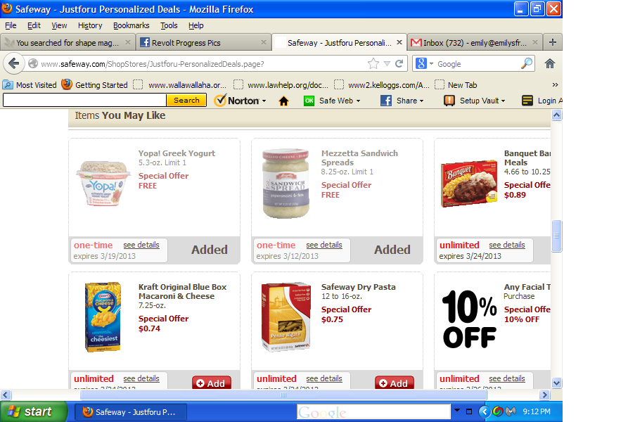 safeway freebies
